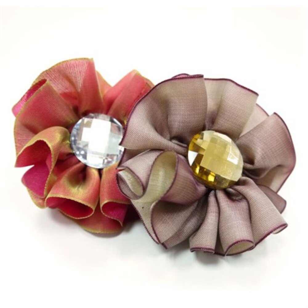 EasyBow Collar Flowers - Total of 2 - NEW
